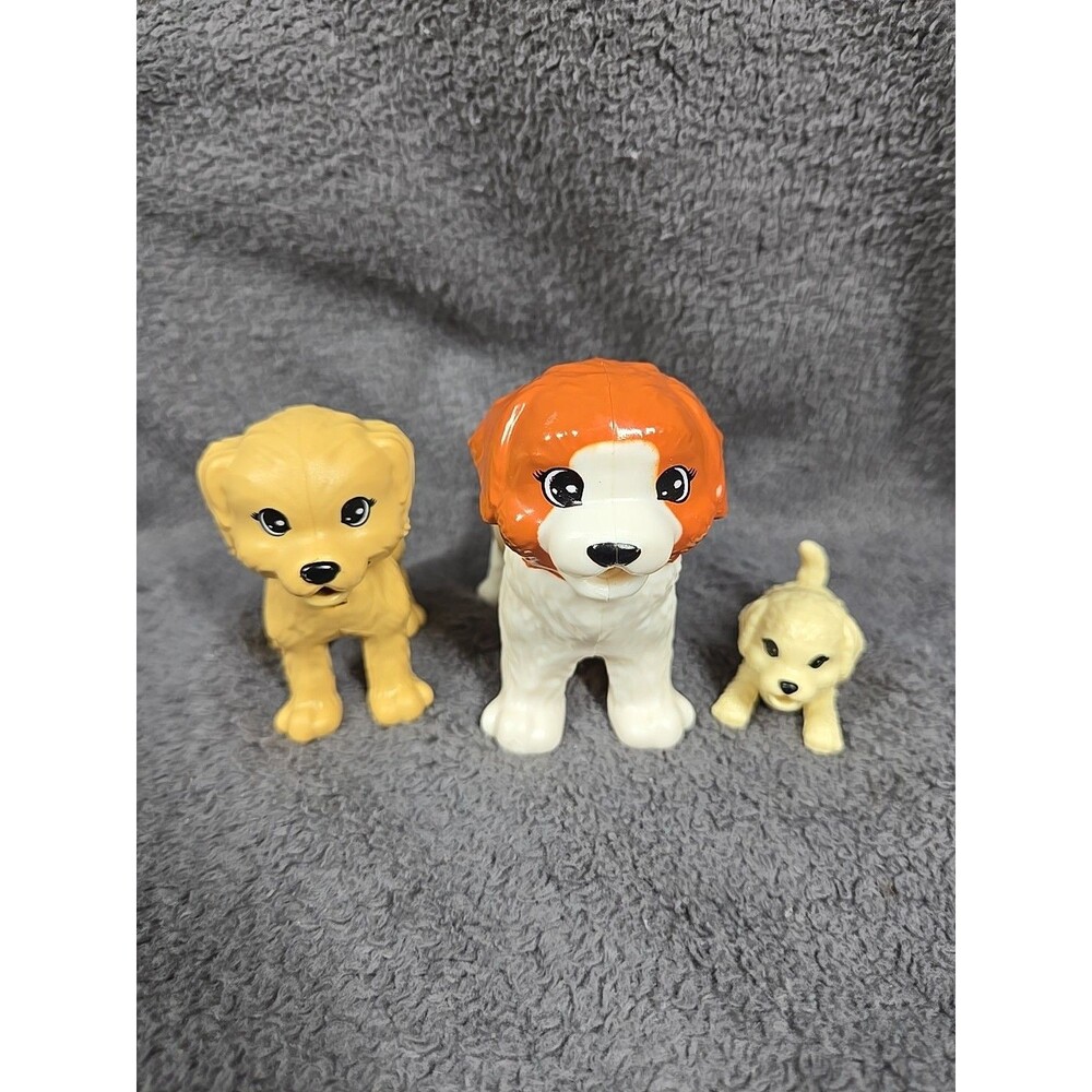 Barbie Doggy Daycare Replacement Pets Dog Puppy Lot Of 3